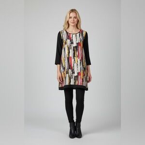 Alice & Trixie Silk Dress Red Black Size XS